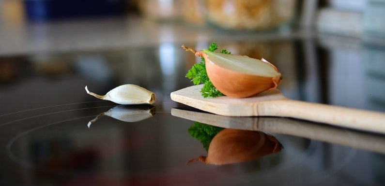 Superficies higienizadas en la cocina
