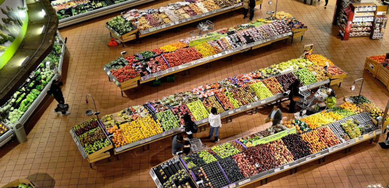 Comprando en supermercados