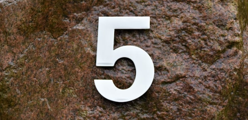 múltiplos de 5