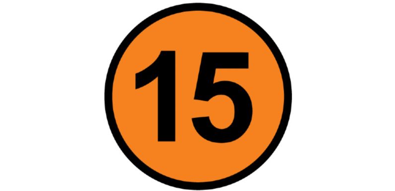 múltiplos de 15